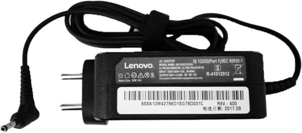 Lenovo 65W Computer Charger - Round Tip AC Wall Adapter (GX20L29355),black - Image 2