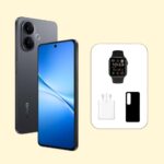 vivo V60 Lite 5G (Black 12GB+256GB) 120Hz AMOLED Display |32MP Selfie Camera| 6500mAH Battery |IP65 Smartwatch, 24M Warranty, 455Days Screen Replacement – Middle East Version(Amazon Exclusive)