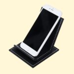 14-Piece Leather Desk Organizer Set, 49x34 cm Desk Pad, Double Document Tray, Pen Holder, Business Card Holder, Phone Stand, Black with Gold Accents - Image 9