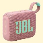 JBL GO 4 – Ultra-Portable Bluetooth Speaker with AURACAST, Powerful Sound, 15H Playtime & Sleek Design, JBLGO4PINK, Pink