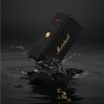 Marshall Emberton II Portable Bluetooth Speakers - Water Resistant Wireless Speakers Portable Speaker 30+ Hour of Playtime - Black and Brass - Image 6