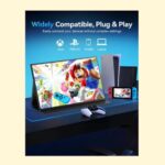 UPERFECT 16” Portable Gaming Monitor | 120HZ, HDR | 400Nits |1080P IPS | Ultra-Slim & Lightweight | Travel External Second Screen for Laptop, PC, Game Console - Image 3