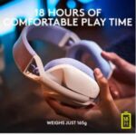 Logitech G435 LIGHTSPEED & Bluetooth Wireless Gaming Headset - Ultra Lightweight, White - Image 4