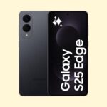 Samsung Galaxy S25 Edge AI Phone, 256GB Storage, 12GB RAM, Titanium Jetblack, Galaxy AI, Android Smartphone, 200MP Camera, Long Battery Life, 12 Months Prime Membership (UAE Version)