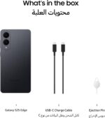 Samsung Galaxy S25 Edge AI Phone, 256GB Storage, 12GB RAM, Titanium Jetblack, Galaxy AI, Android Smartphone, 200MP Camera, Long Battery Life, 12 Months Prime Membership (UAE Version) - Image 4