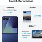 Samsung Galaxy Z Flip7, Al Phone, Jetblack, 256GB Storage, 12GB Memory, 50MP Camera for Selfie, 3nm Processor, 4300mAh Battery (UAE Version) - Image 4