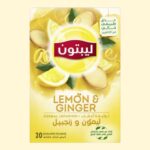 Lipton Herbal Infusion Lemon & Ginger, 20 Tea Bags - Image 2