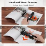 MUNBYN Portable Scanner, Photo Scanner for A4 Documents, Pictures, Pages Texts in 900 Dpi, Flat Scanning - Image 2