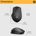 HP 280 Silent Wireless Mouse, Black [19U64AA] - Image 3