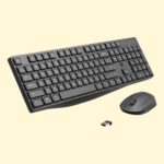 HP CS10 Wireless Keyboard & Mouse Ergonomic Design Black