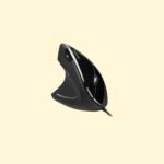 Perixx Perimice-513L Wired Vertical Ergonomic USB Mouse, 6 Buttons e with 2 Level DPI Switch 1000/1600, Left Handed, Black