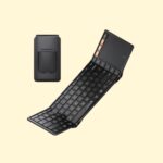 ProtoArc Foldable Keyboard with Touchpad, XK01 TP Folding Portable Keyboard, Full Size Keys, Large Trackpad Bluetooth Travel Keyboards