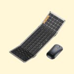ProtoArc Foldable Keyboard and Mouse, XKM01 True Full-Size Folding Keyboard, 2.4G+Dual Bluetooth Portable Mouse Keyboard
