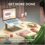 Logitech Pebble Keys 2 K380s, Multi-Device Bluetooth Wireless Keyboard, White - Image 2