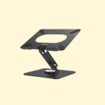 BESIGN LSX7 Laptop Stand, 360 Angle Adjustable Rotating Base, Computer Riser Stand Compatible with Laptops Between 10-15.6" (Black)