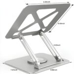Laptop Stand 360° Rotating, Aluminum up to 16'' - Image 3