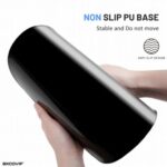 EXCOVIP Gel Mouse Pad Wrist Rest Memory-Foam Ergonomic Mouse Pad, Black - Image 2