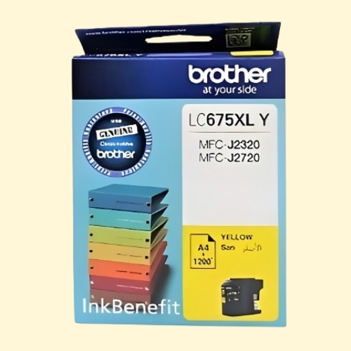 bc18 Brother LC675XL Yellow Ink Cartridge (LC675XL-Y) - Image 1