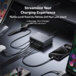 Anker Prime Charger, 200W 6-Port GaN Charging Station, Fast Charging USB C Charger, Compatible with iPhone 16/16 Pro/15/15 Pro, MacBook Pro/Air, iPad Pro, Dell XPS, Galaxy S23/S22, Note20, and More - Image 3