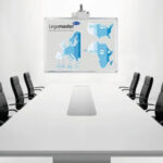 Legamaster Professional Projection Board FLEX 99'' - 155 x 212cm Wall fixed with short marker tray Ref:-7-190013 - Image 2