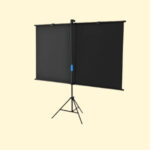 CRONY 100 inch projector screen with stand, Portable and Foldable - Image 2