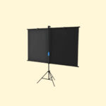 CRONY 150 inch projector screen with stand, HD, Portable - Image 2
