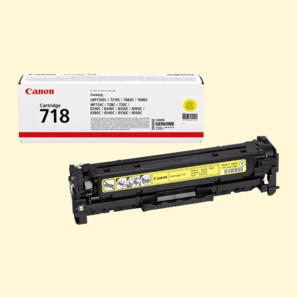 Canon 718 Yellow Toner Cartridge (CRG-718Y)