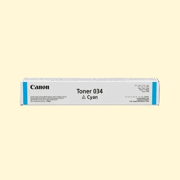 Canon 034 Cyan Toner Cartridge