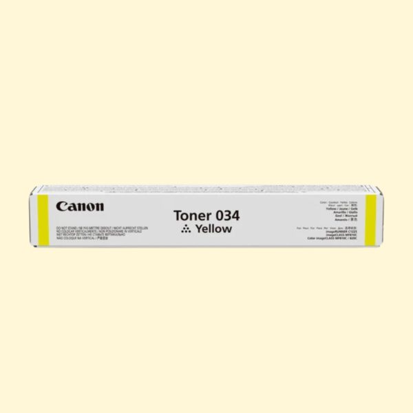 Canon 034 Yellow Toner Cartridge