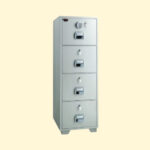 Eagle SF-680-4EKK Fire Resistant Filing Cabinet, 4 Drawers, Digital With Key Lock Each Drawer