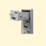 Valberg FC 4K-KK Fire Resistant Filing Cabinet, 4 Drawers, 2 Keys Lock - Image 2