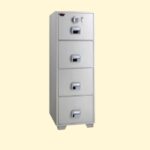 Eagle SF-680-4EKX Fire Resistant Filing Cabinet, 4 Drawers, Digital With Key Lock
