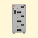 Valberg FC 3E-KK Fire Resistant Filing Cabinet, 3 Drawers, Digital & 3 Key Lock - Image 2