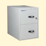 Chubbsafes Fire File Fire Resistant Document Protection Cabinet 31” 2 Drawers with 2 Key Locks