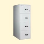 Chubbsafes Fire File Fire Resistant Document Protection Cabinet 31” 4 Drawers with 2 Key Locks