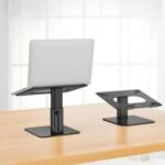 BESIGN LSX6N Computer Stand, Ergonomic Adjustable Notebook Riser Holder for Desk Compatible with 10-15.6'' Laptops, Black