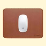 Satechi Vegan Leather Mouse Pad - Scratch and Water Resistant, 24.9 cm x 19.05 cm x 0.36 cm - Brown