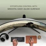 Satechi Vegan Leather Mouse Pad - Scratch and Water Resistant, 24.9 cm x 19.05 cm x 0.36 cm - Brown - Image 2