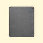 EXCOVIP Hard Mouse Pad, Ultra Thin Wood-Textured PU Leather and Waterproof Non-Slip Rubber Base Mouse pad, Grey