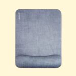 EXCOVIP Mouse Pad With Wrist Support, Soft And Comfortable Ergonomic Hand Washable Mouse Pad, Grey 9558