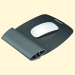 Fellowes I-Spire Series Mouse Pad with Wrist Rocker, Black