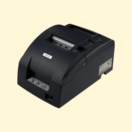 Epson TM U220B Dot Matrix Receipt Printer with USB Port & Power Supply
