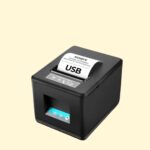 MUNBYN 80mm USB Receipt Printer, POS Printer with Auto Cutter ESC/POS Command Support Windows Mac(Only USB Interface)