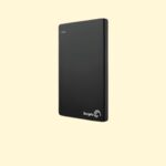 Seagate 500GB Backup Plus Slim External Hard Drive, Black