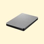 Seagate 1TB Backup Plus Slim External Hard Drive, Silver