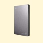 Seagate 1TB Backup Plus Slim External Hard Drive, Silver - Image 2