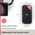 SanDisk 2TB Extreme PRO Portable SSD, USB-C, USB 3.2 Gen 2x2 External Solid State Drive - SDSSDE81-2T00-G25 - Image 3