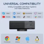 AIRHUG 3 in 1 Webcam - 1080P Webcam with Microphone and Speaker, USB Webcam with Privacy Cover - Image 2