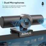 2K Webcam with Noise Canceling Microphones, USB Web Cam for Computer and Laptop Plug & Play, Web Camera with Privacy Cover, 71°Wide-Angle - Image 2