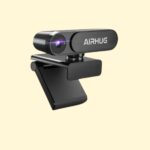 AIRHUG 2K Webcam No Mic with Privacy Cover, USB Web Cam for Computer and Laptop Plug & Play, Web Camera Without Audio, 78° Wide-Angle